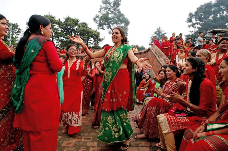 Teej Festival in Nepal | Biggest festival of Nepalese Women | Trekking Top Nepal