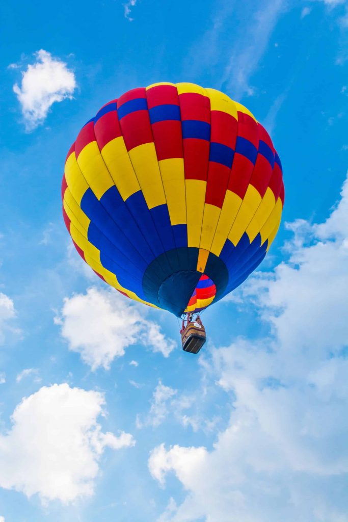 hot air ballooning in nepal